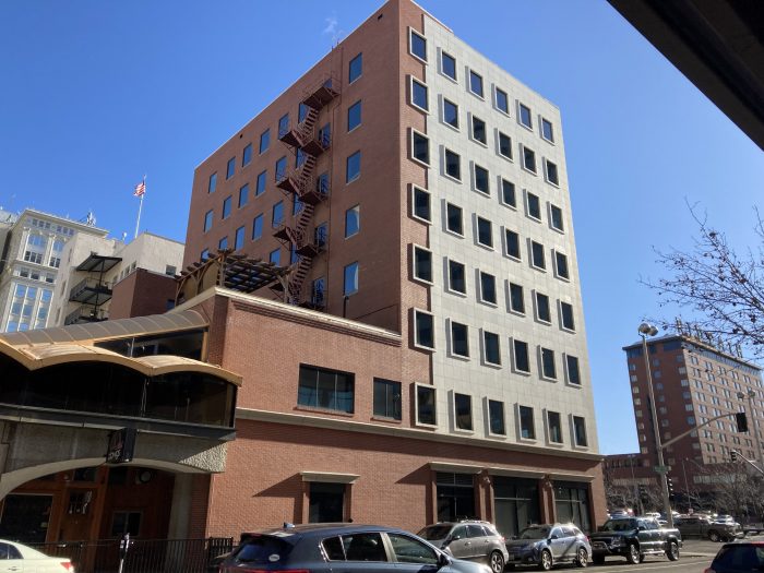 Exterior view of Washington Commercial Registered Agent building in Spokane, Washington